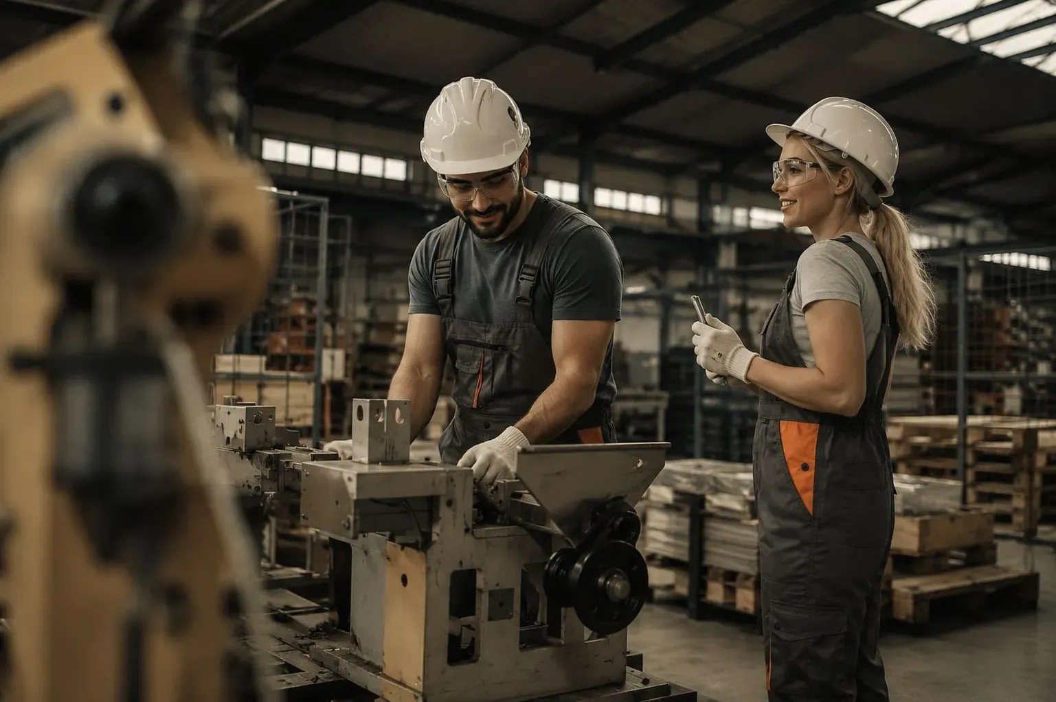 Manufacturing team